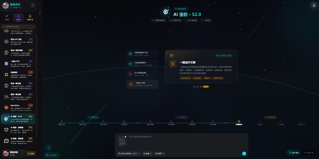 AIGC 多模型漫剧与短剧制作场景图